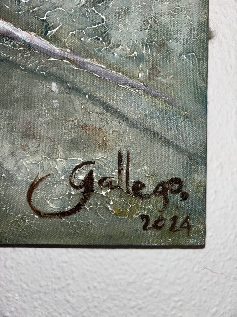 Original Classicism Beach Painting by Alex Gallego