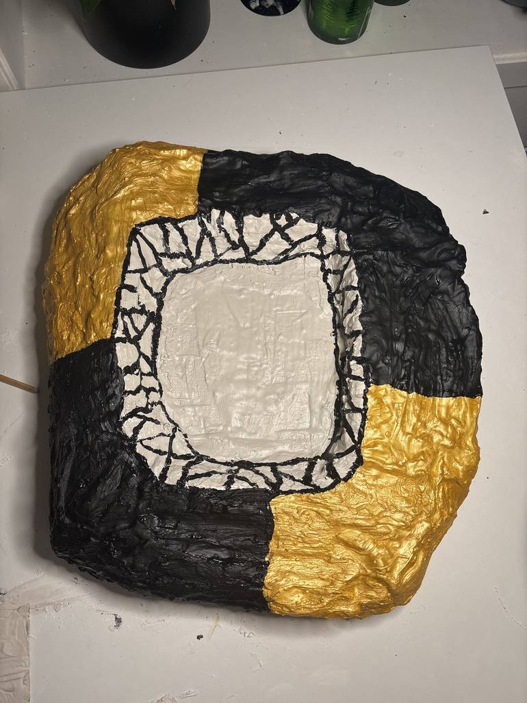 Original Abstract Expressionism Abstract Sculpture by Katrin  Romanenko