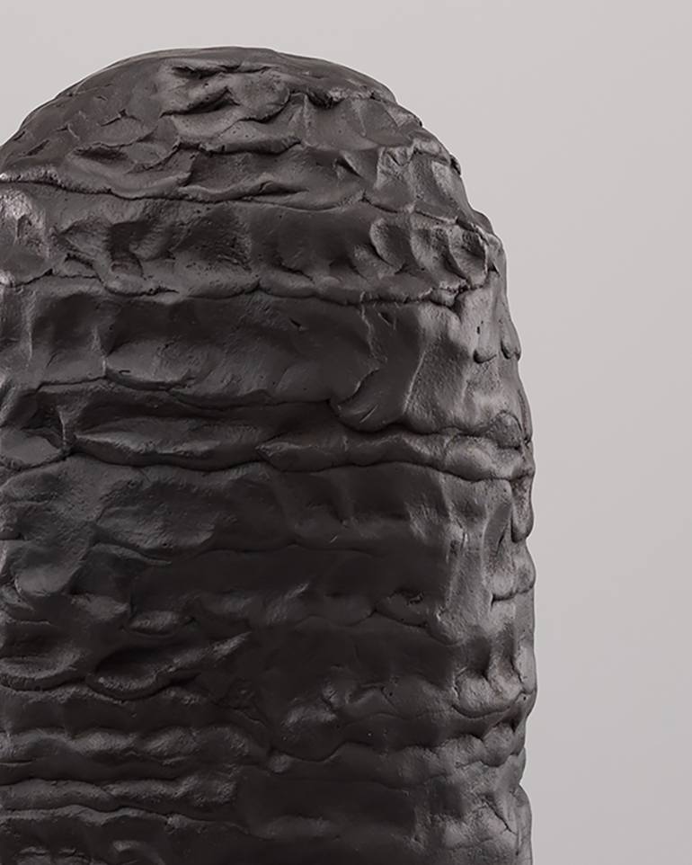 Original Black & White Abstract Sculpture by Laura Marcolini