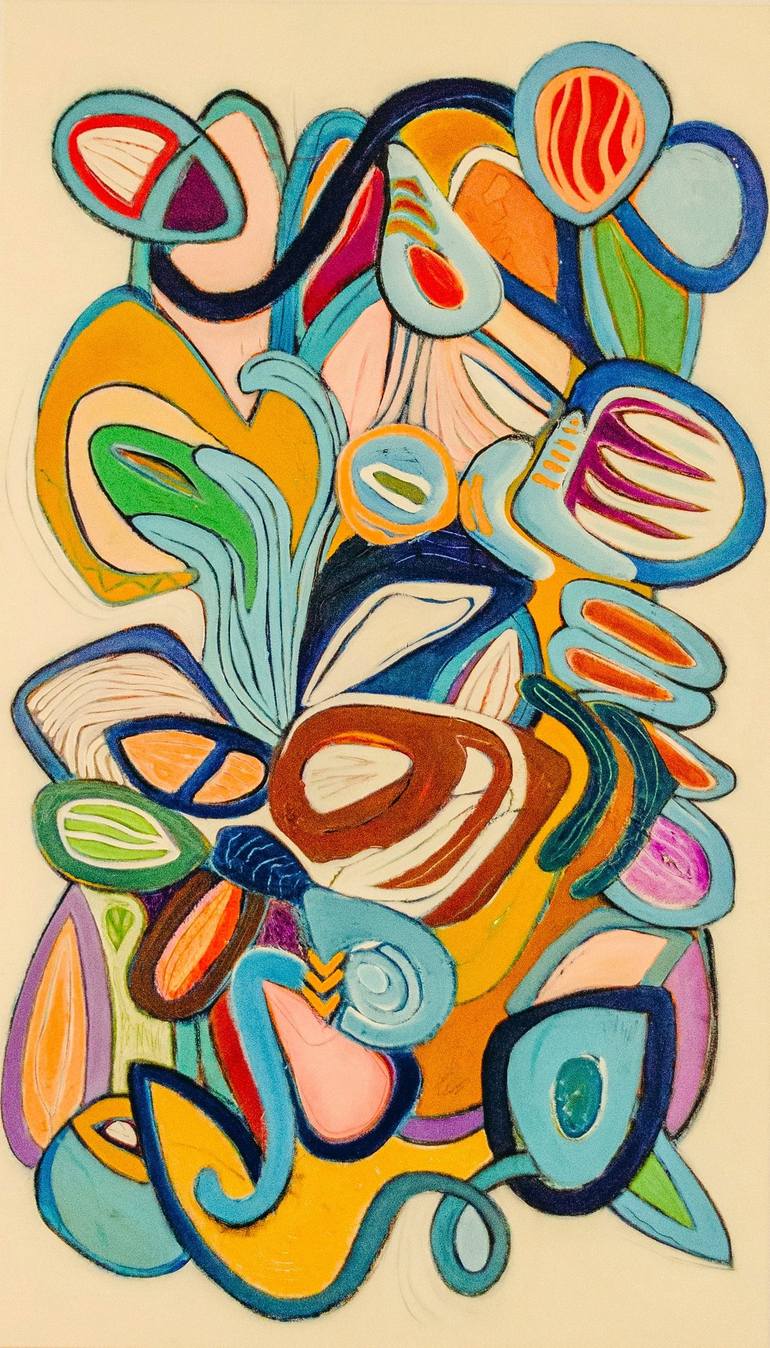 Original Contemporary Abstract Paintings by Sandra Henriques