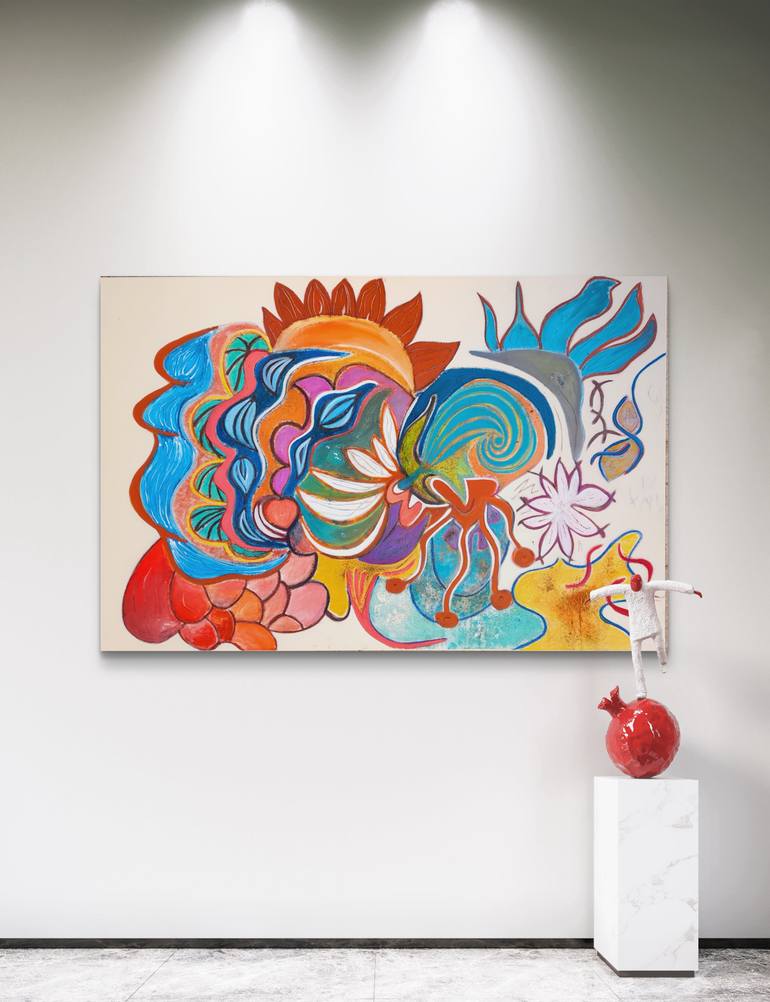 Original Contemporary Abstract Painting by Sandra Henriques