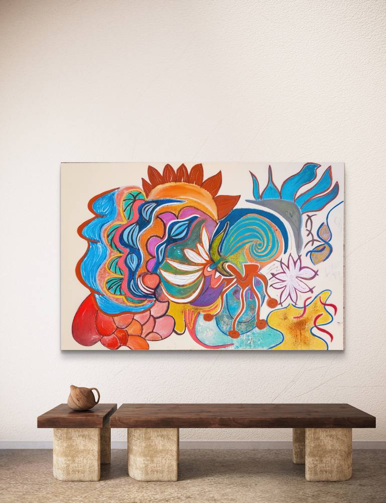 Original Contemporary Abstract Painting by Sandra Henriques