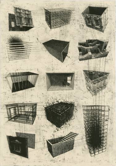 Print of Architecture Printmaking by Marcin Bialas