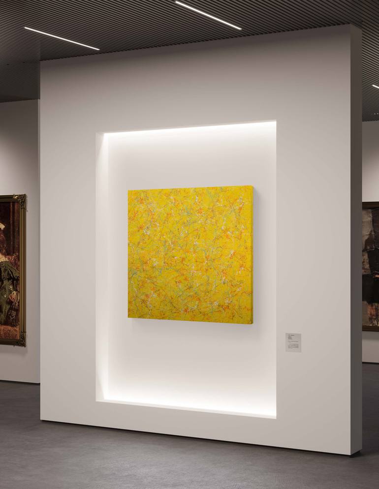 Original Abstract Expressionism Abstract Painting by Rushit Shah