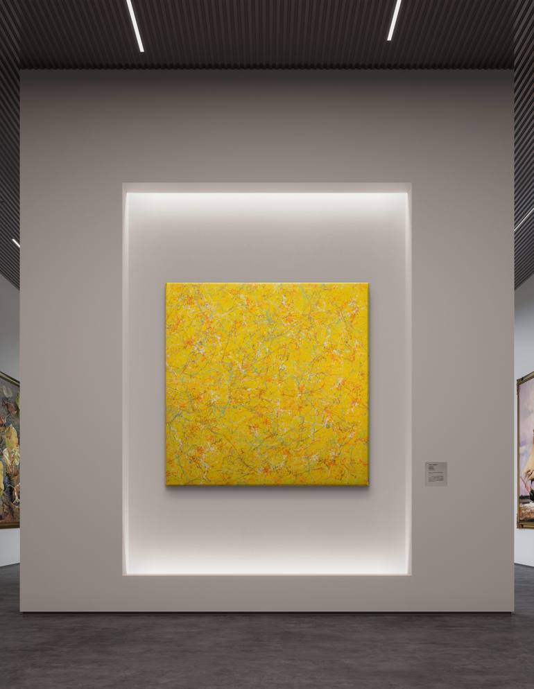 Original Abstract Expressionism Abstract Painting by Rushit Shah