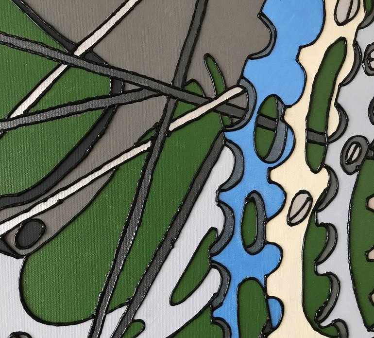 Original Contemporary Sports Painting by Christine Lowe