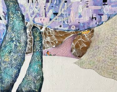 Original Contemporary Fantasy Mixed Media by Jounghee Seo