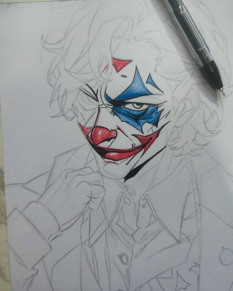 Original Figurative Fantasy Drawing by Nidushi Dilhari