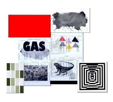 Original Conceptual Politics Mixed Media by Luis Salas