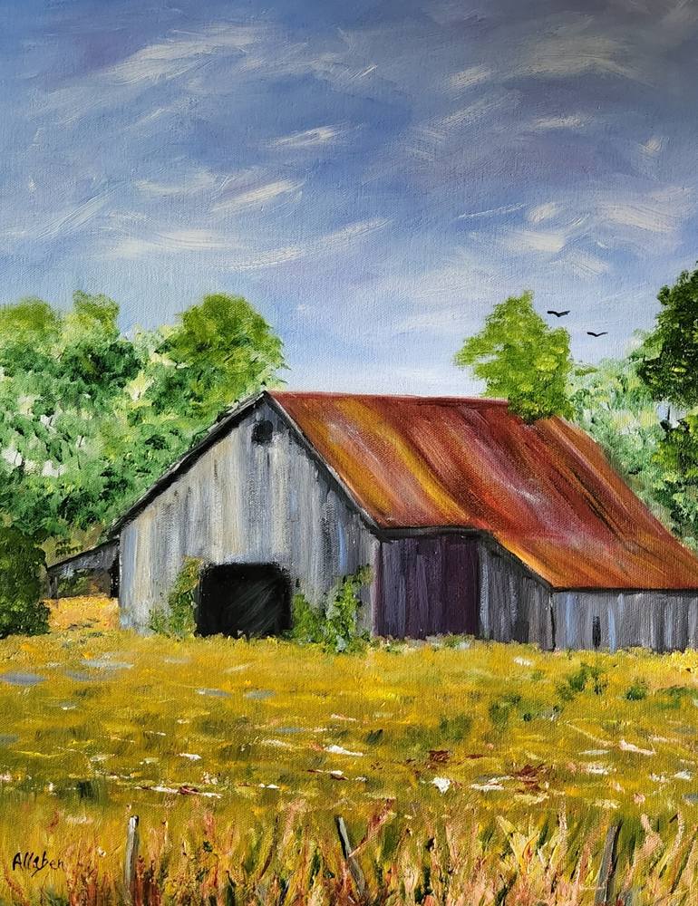Original Impressionism Landscape Paintings by Stanton Allaben
