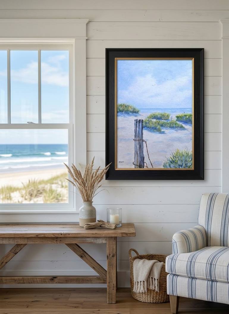 Original Impressionism Seascape Painting by Stanton Allaben