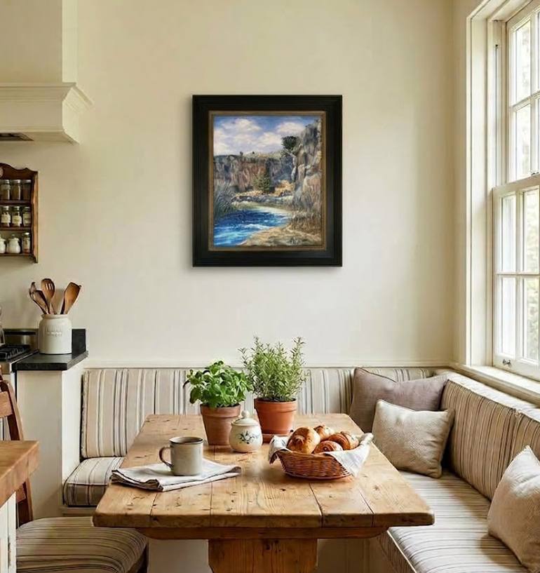 Original Impressionism Landscape Painting by Stanton Allaben