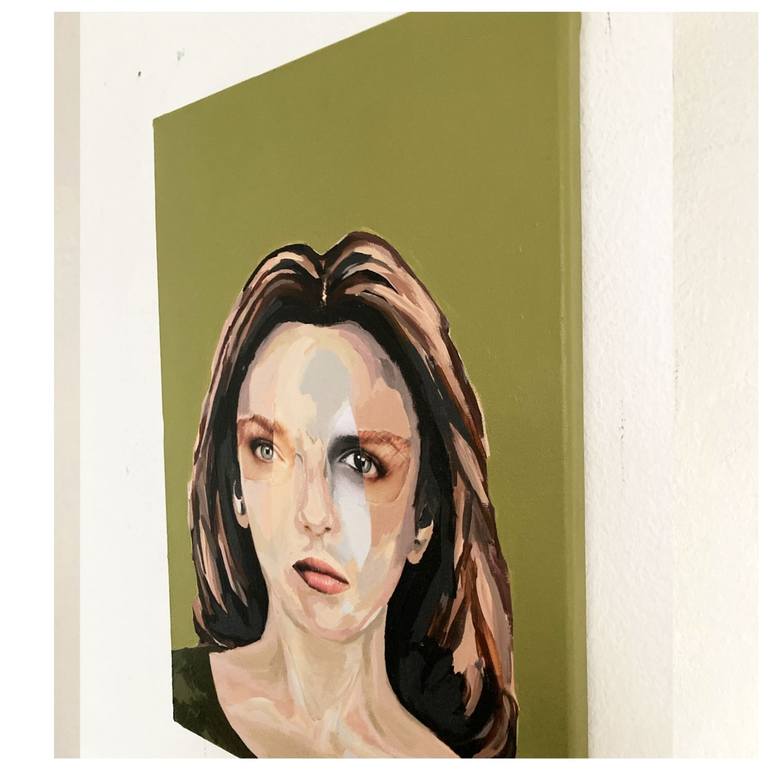 Original Pop Art Women Painting by Asli Kranya