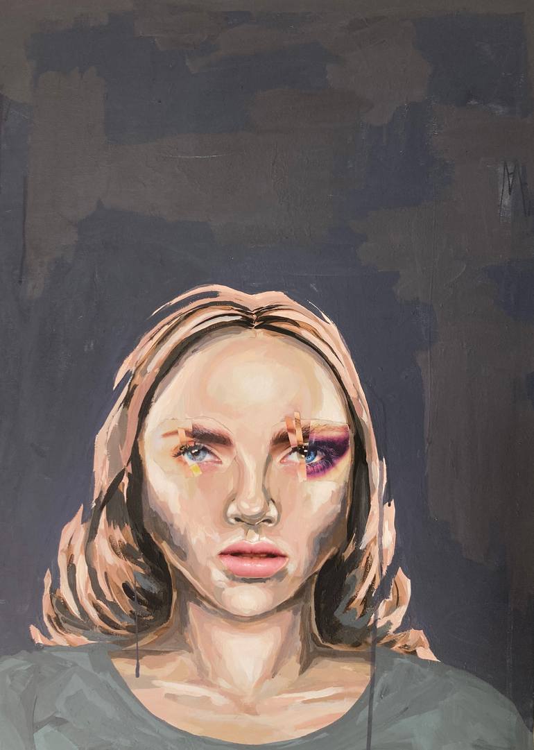 Original Figurative People Painting by Asli Kranya