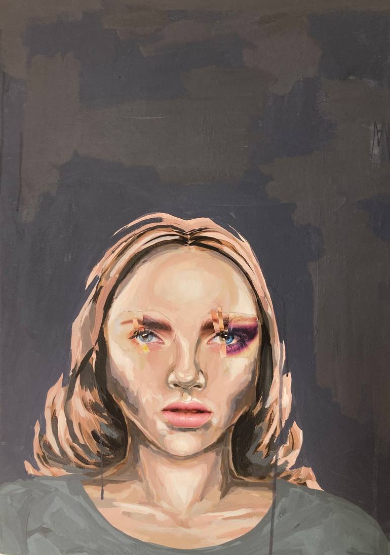 Original Figurative People Painting by Asli Kranya