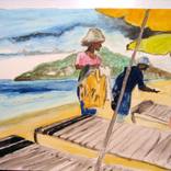 St Lucie  Island Contrasts by Natey Freedman
