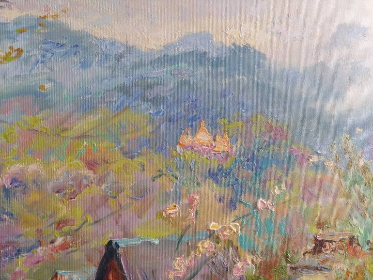 Original Expressionism Landscape Painting by Svitlana Gunchenko