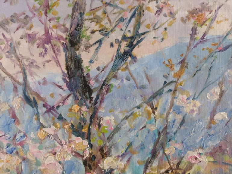 Original Expressionism Landscape Painting by Svitlana Gunchenko