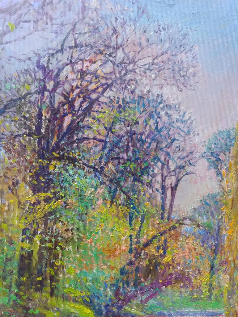 Original Impressionism Landscape Painting by Svitlana Gunchenko