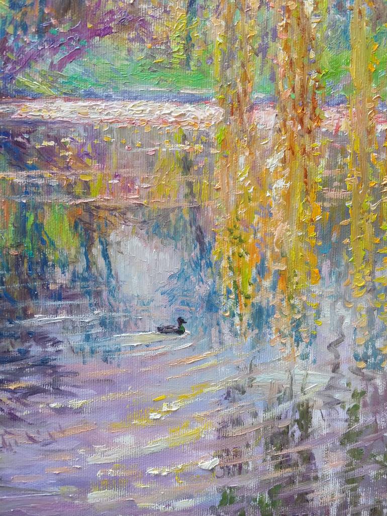 Original Impressionism Landscape Painting by Svitlana Gunchenko