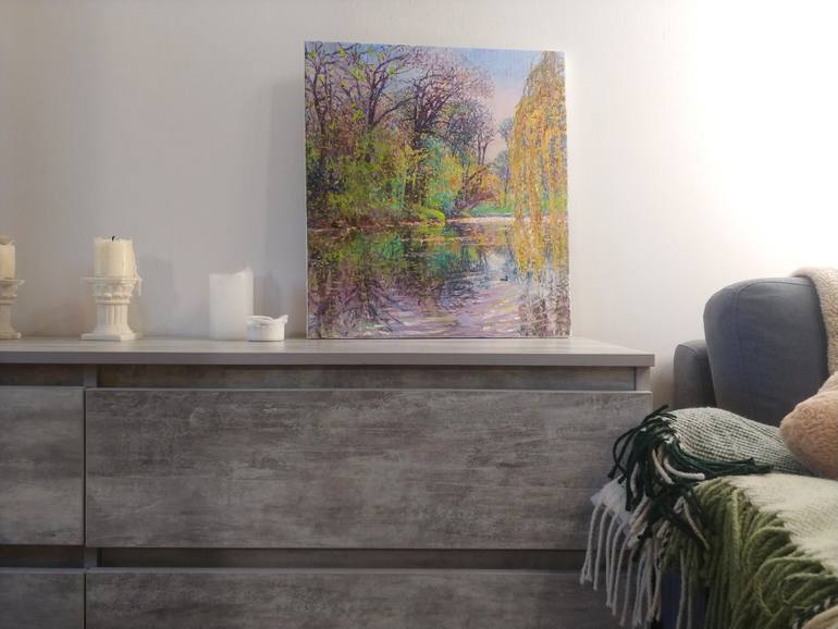 Original Impressionism Landscape Painting by Svitlana Gunchenko