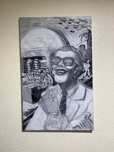 Original Conceptual Humor Painting by René Vignola