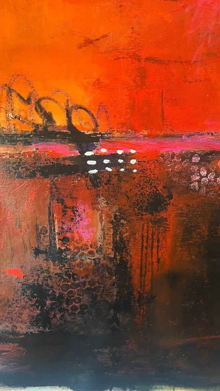 Original Color Field Painting Abstract Painting by Kateryna Malomuzh