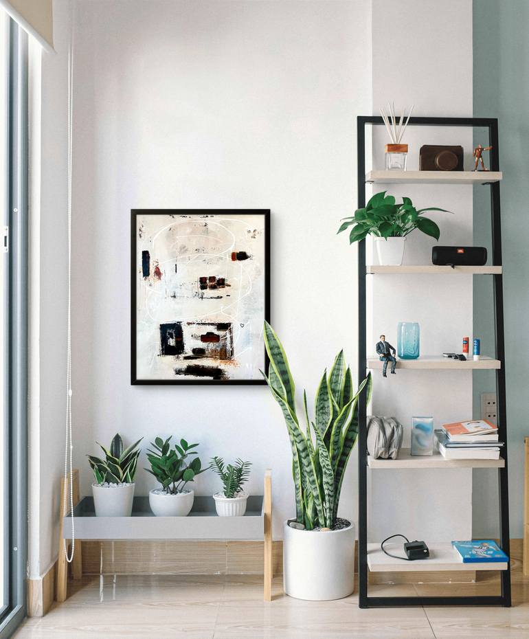 Original Abstract Expressionism Abstract Painting by Kateryna Malomuzh