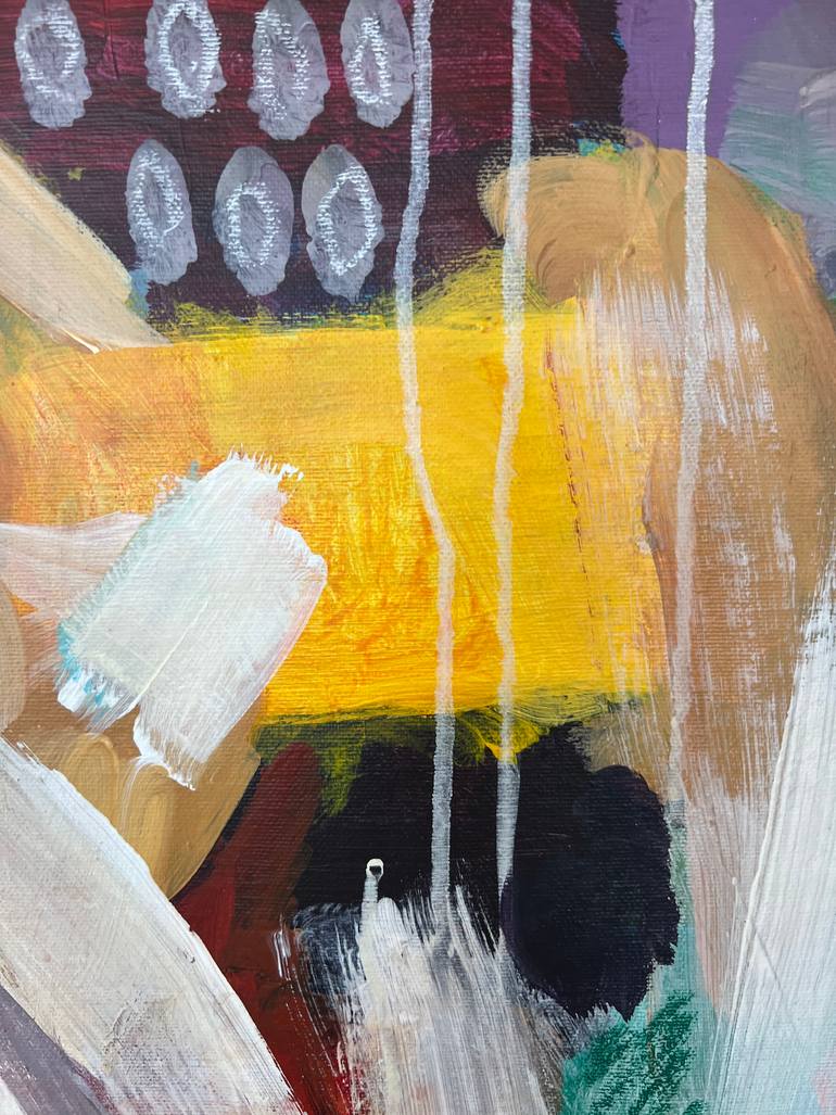 Original Abstract Expressionism Abstract Painting by Kateryna Malomuzh