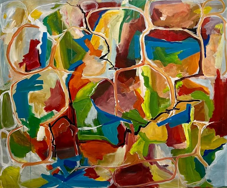Original Abstract Painting by Kateryna Malomuzh