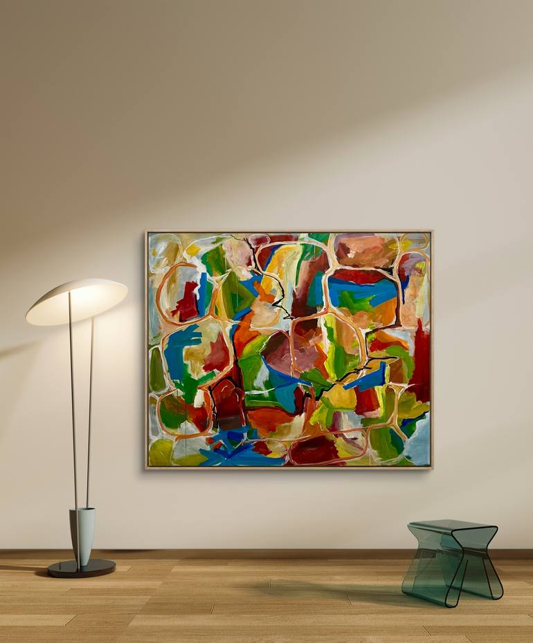 Original Abstract Painting by Kateryna Malomuzh