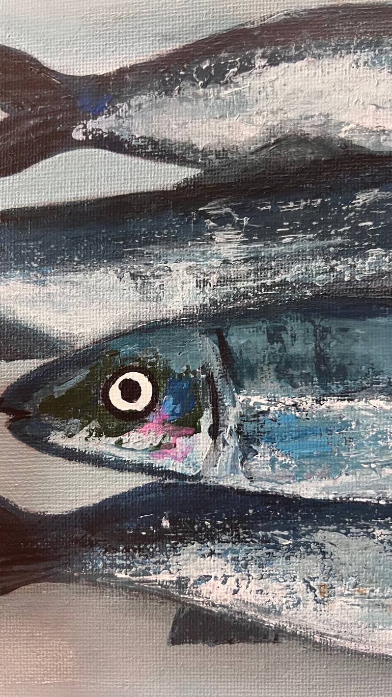 Original Abstract Expressionism Animal Painting by Kateryna Malomuzh