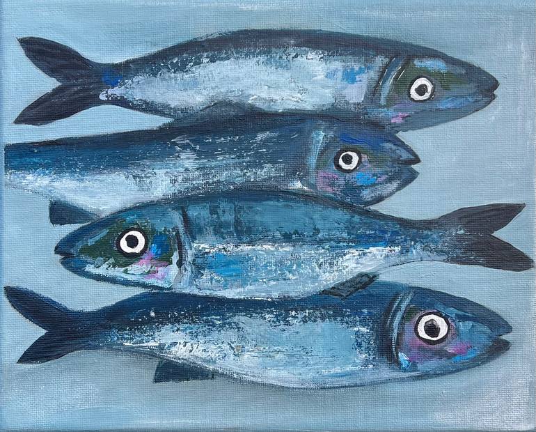 Original Abstract Expressionism Animal Painting by Kateryna Malomuzh