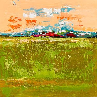 Original Abstract Landscape Painting by Kateryna Malomuzh
