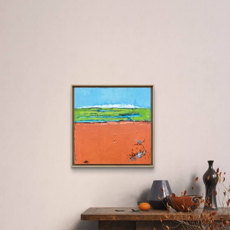 Original Abstract Landscape Painting by Kateryna Malomuzh