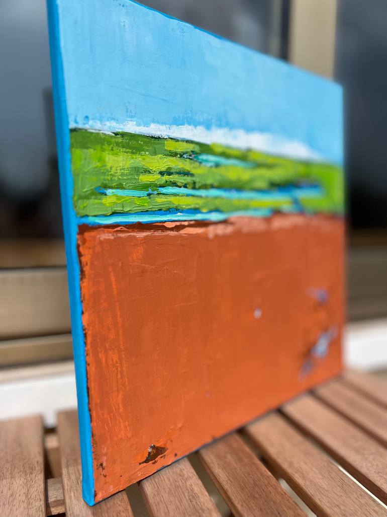 Original Abstract Landscape Painting by Kateryna Malomuzh