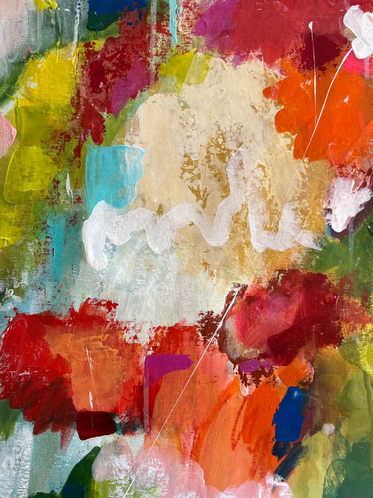 Original Abstract Expressionism Abstract Painting by Kateryna Malomuzh