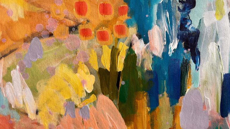Original Abstract Expressionism Abstract Painting by Kateryna Malomuzh