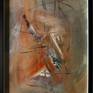 In a floating frame with glass