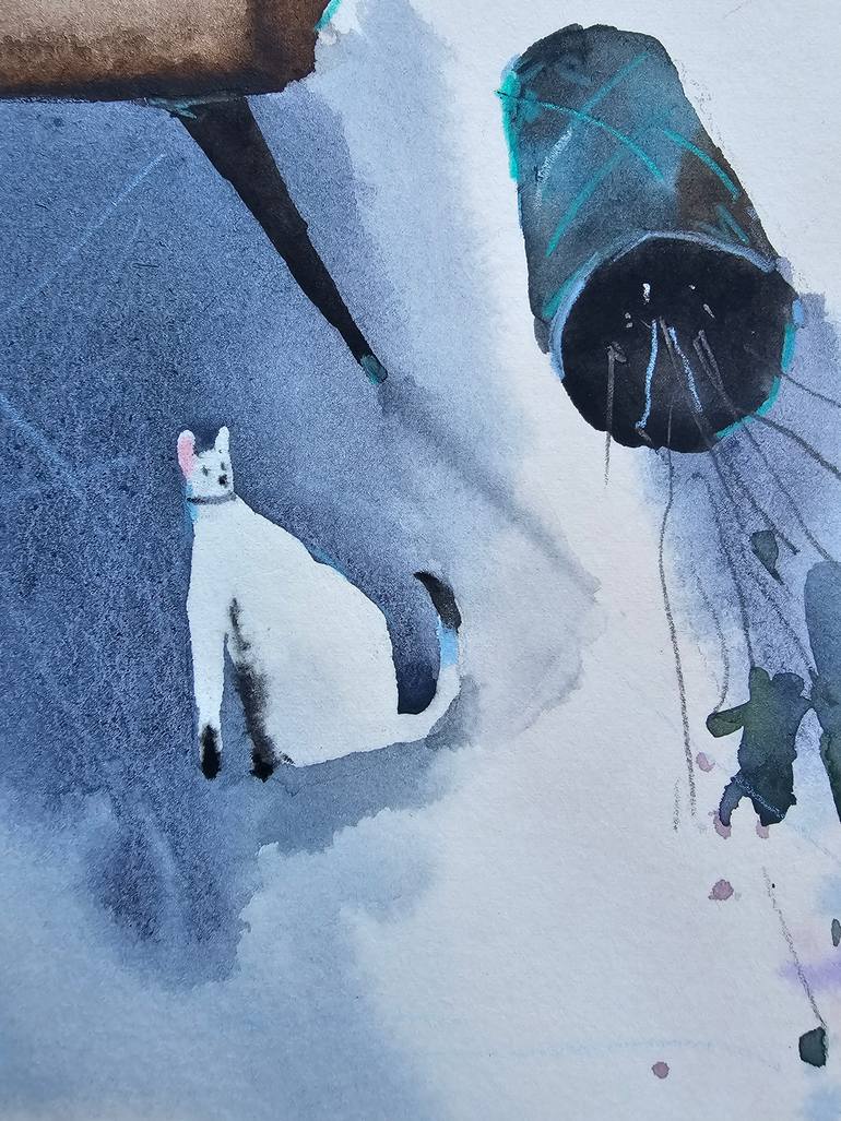 Original Surrealism Women Mixed Media by Olga Sova