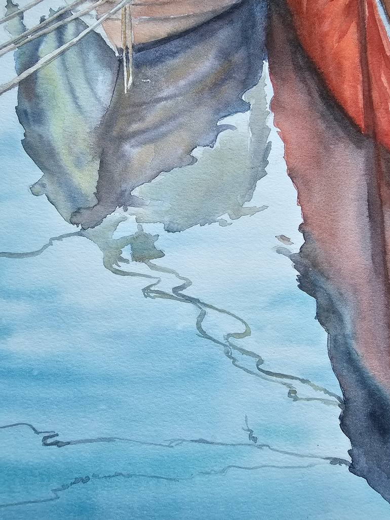 Original Realism Water Painting by Olga Sova