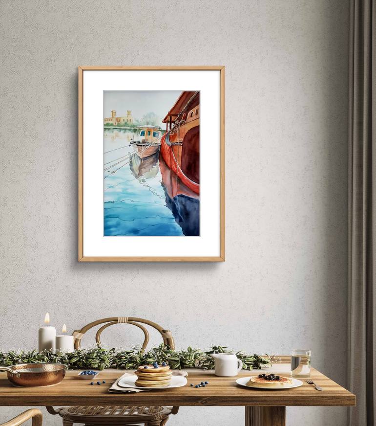 Original Realism Water Painting by Olga Sova