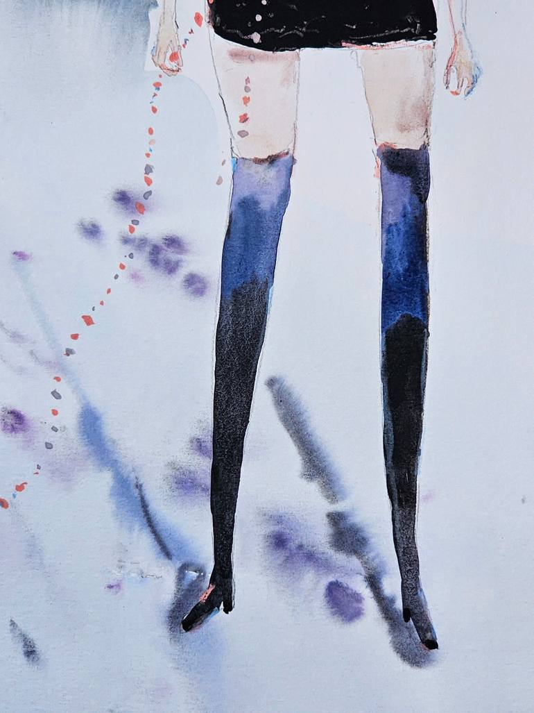 Original Surrealism Women Mixed Media by Olga Sova
