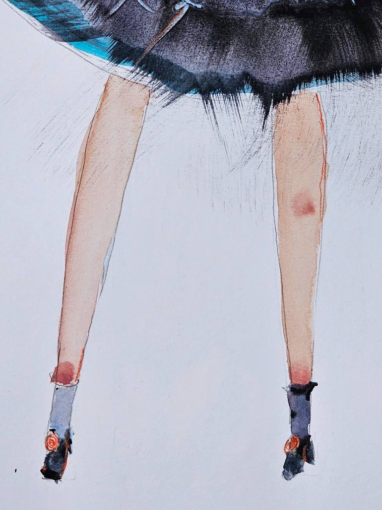 Original Surrealism Women Mixed Media by Olga Sova
