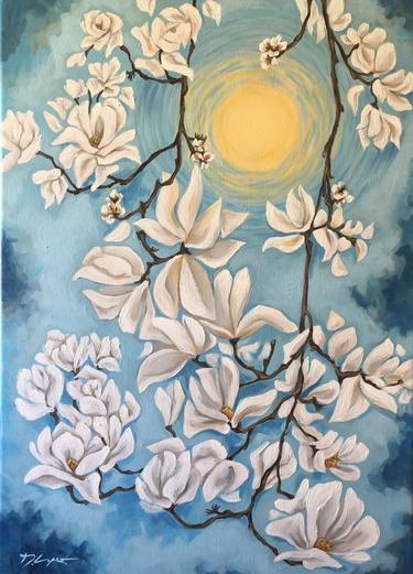 Original Realism Botanic Paintings by Macarena Lopez