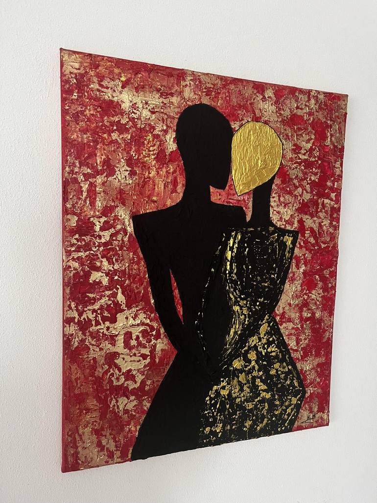 Original Abstract Love Painting by Nataliia Mcmillian