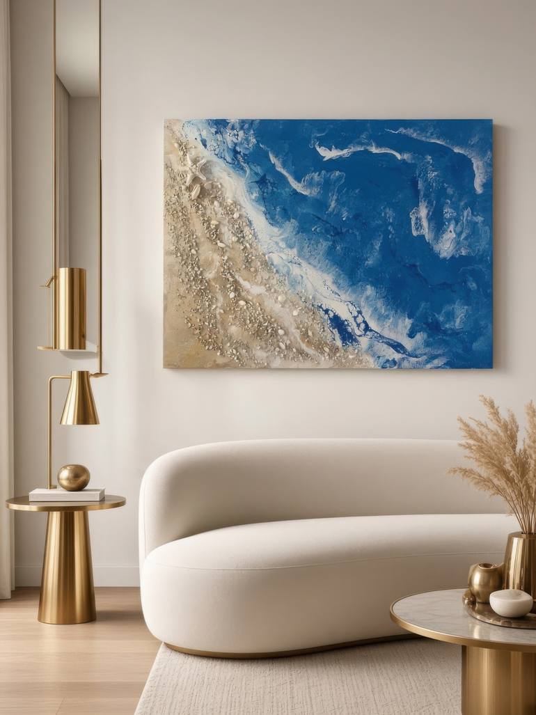 Original Impressionism Beach Painting by Nataliia Mcmillian