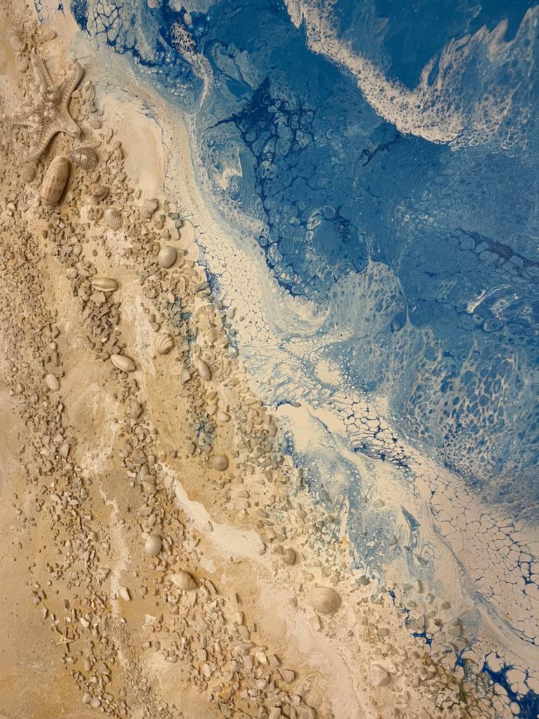 Original Impressionism Beach Painting by Nataliia Mcmillian