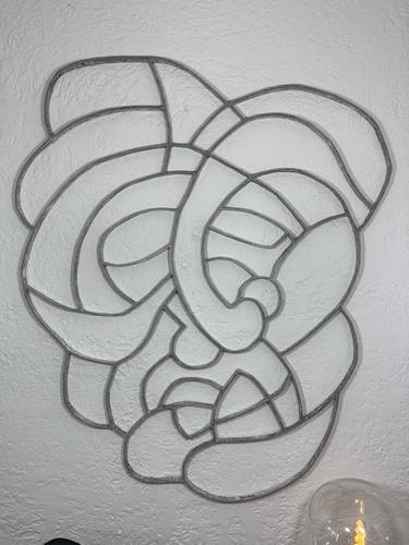 Original Abstract People Sculpture by Daniel Nolan