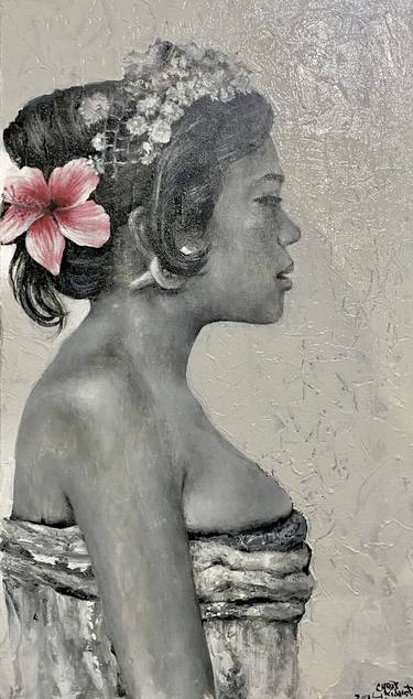 Original Conceptual Women Painting by Kelimutu Art